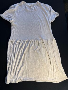 Altard State Aerin XS Heather Oatmeal Shirt Dress